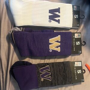 NCAA Athletic Socks -Washington Huskies